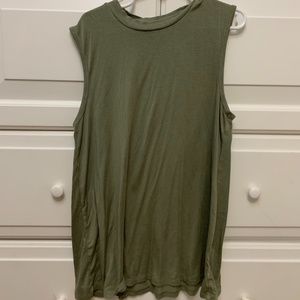 target art class green muscle top